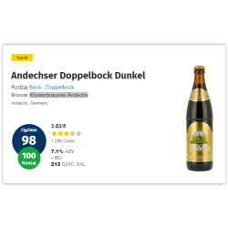 Andechser Doppelbock Dunkel
